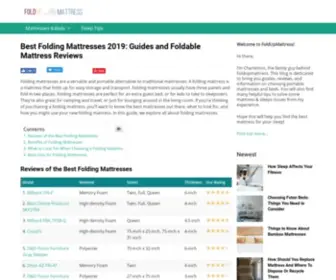 Foldupmattress.com(Best Folding Mattresses 2021) Screenshot