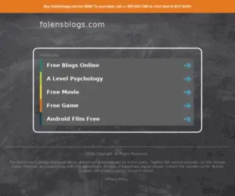 Folensblogs.com(Folensblogs) Screenshot