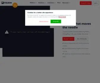 Foleon.com(Content Creation Platform) Screenshot