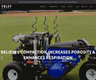 Foleyco.com(The world&#039;s top golf courses rely on Foley Reel Grinders) Screenshot