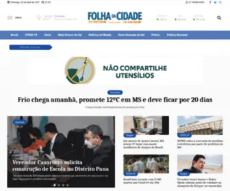 Folhadacidadems.com.br(Folhadacidadems) Screenshot