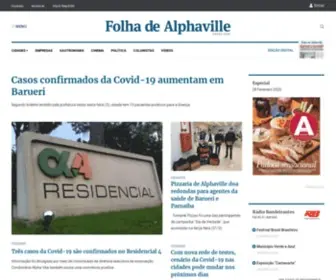 Folhadealphaville.com.br(Folha de Alphaville) Screenshot