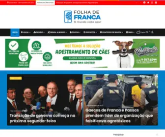 Folhadefranca.com.br(Folha de Franca) Screenshot