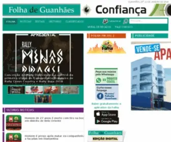Folhadeguanhaes.com.br(Guanhães) Screenshot