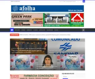 Folhadepalmeira.com.br(Portal de Noticias) Screenshot