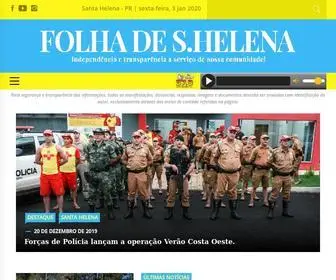 Folhadesantahelena.com.br(Folha de S.Helena) Screenshot