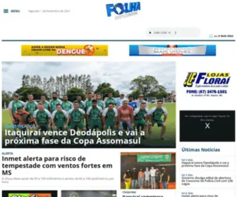 Folhadoconesul.com.br(Folhadoconesul) Screenshot