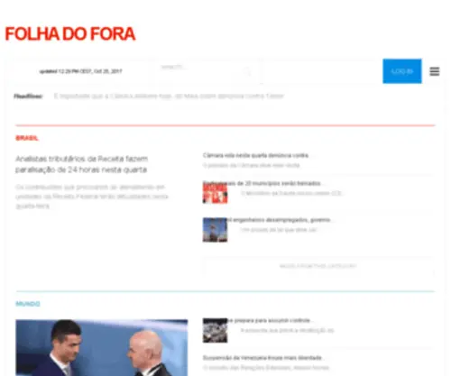 Folhadofora.com(Folha do Fora) Screenshot