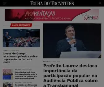 Folhadotocantins.com.br(Folha do Tocantins) Screenshot