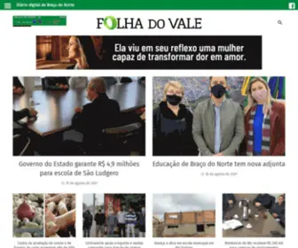 Folhadovale.com.br(Folha do Vale) Screenshot