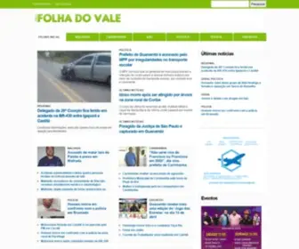 Folhadovale.net(Folha do Vale) Screenshot