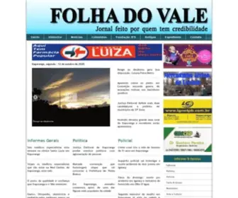Folhadovali.com.br(Jornal Folha do Vale Online) Screenshot