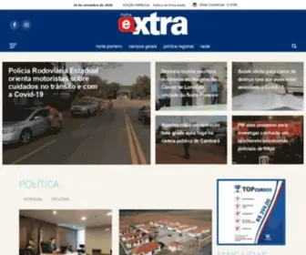 Folhaextra.com(Folha Extra) Screenshot