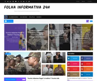 Folhainformativa.ga(Folha Informativa 24h) Screenshot