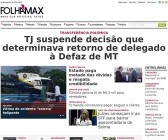 Folhamax.com(Notícias em Cuiabá) Screenshot