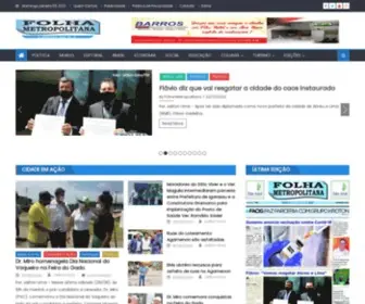 Folhametropolitana.com.br(Folha Metropolitana) Screenshot