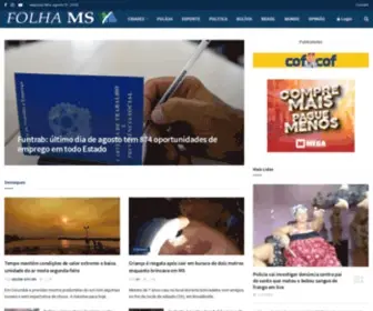 Folhams.com.br(Folha MS) Screenshot