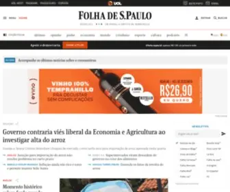 Folhaonline.com.br(Folha de S.Paulo: Notícias) Screenshot