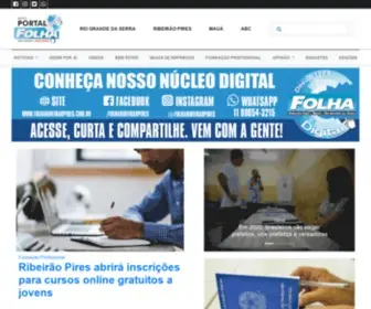 Folharibeiraopires.com.br(Folha) Screenshot