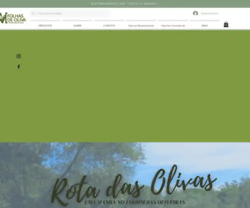 Folhasdeoliva.com.br(Produtos Naturais) Screenshot