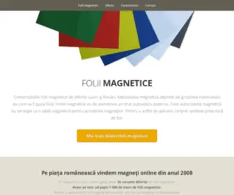 Folia-Magnetica.ro(FOLII MAGNETICE) Screenshot