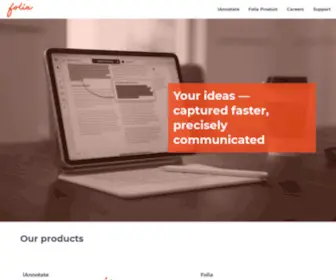 Folia.com(Folia) Screenshot