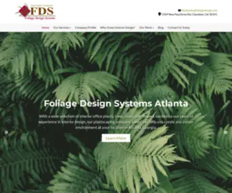 Foliagedesignatlanta.com(Indoor Office Plants & Interior Landscaping in Atlanta GA) Screenshot