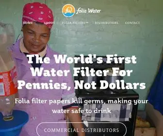 Foliawater.com(Folia Water) Screenshot