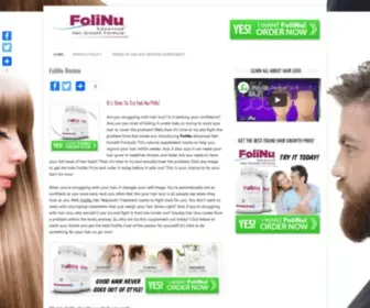 Folinu.net(FoliNu Hair Regrowth Treatment) Screenshot