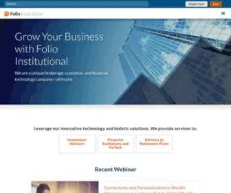 Folioadvisor.com(Folioadvisor) Screenshot