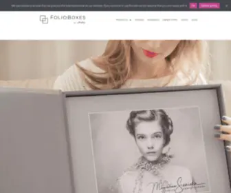 Folioboxes.com(Folio Boxes and Accessories for Photographers) Screenshot