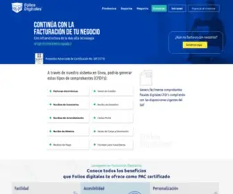 Foliosdigitales.com.mx(Folios Digitales) Screenshot