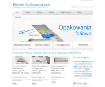 Folioweopakowania.com(Opakowania foliowe) Screenshot