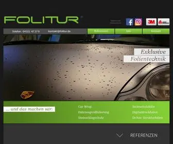 Folitur.de(Folitur, Neumünster) Screenshot