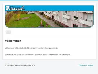 Folkbyggensju.se(Hem) Screenshot