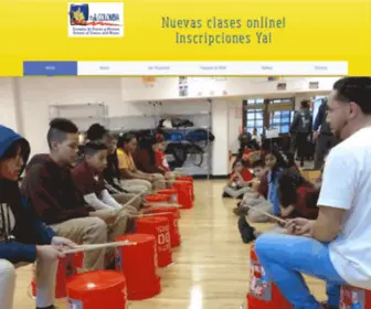 Folkcolombiaescuela.com(After School Program) Screenshot