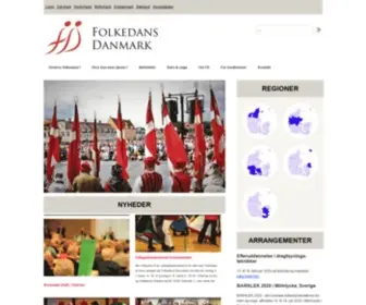 Folkedans.dk(Dans Folkedans) Screenshot