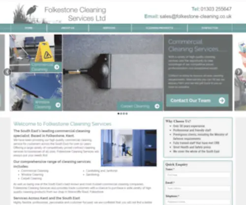 Folkestone-Cleaning.co.uk(Professional commercial contract cleaning services for Kent and the Southeast) Screenshot