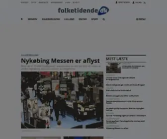 Folketidende.dk(Lolland og Falster samlet et sted) Screenshot