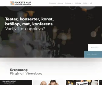 Folketshusvanersborg.se(Folkets) Screenshot