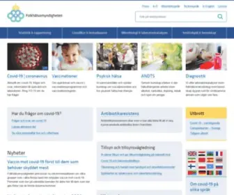 Folkhalsomyndigheten.se(Folkhälsomyndigheten) Screenshot