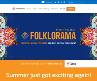 Folklorama.ca(Culture) Screenshot