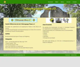 Folkloregruppe-Plauen.de(Folkloregruppe Plauen) Screenshot