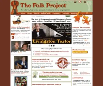 Folkproject.org(The Folk Project) Screenshot