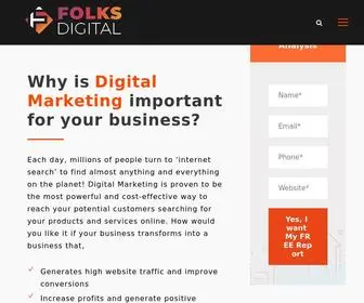 Folksdigital.ca(Digital Marketing Agency in Victoria BC) Screenshot