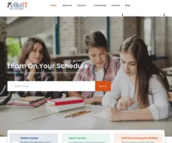 Folksit.com(Online IT Training) Screenshot