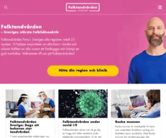 Folktandvarden.se(Folktandvården) Screenshot