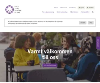 Folktandvardenskane.se(Folktandvården skåne) Screenshot