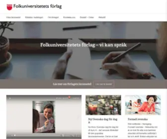 Folkuniversitetetsforlag.se(Folkuniversitetet) Screenshot