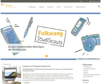 Folkwang-Uni.de(Folkwang) Screenshot